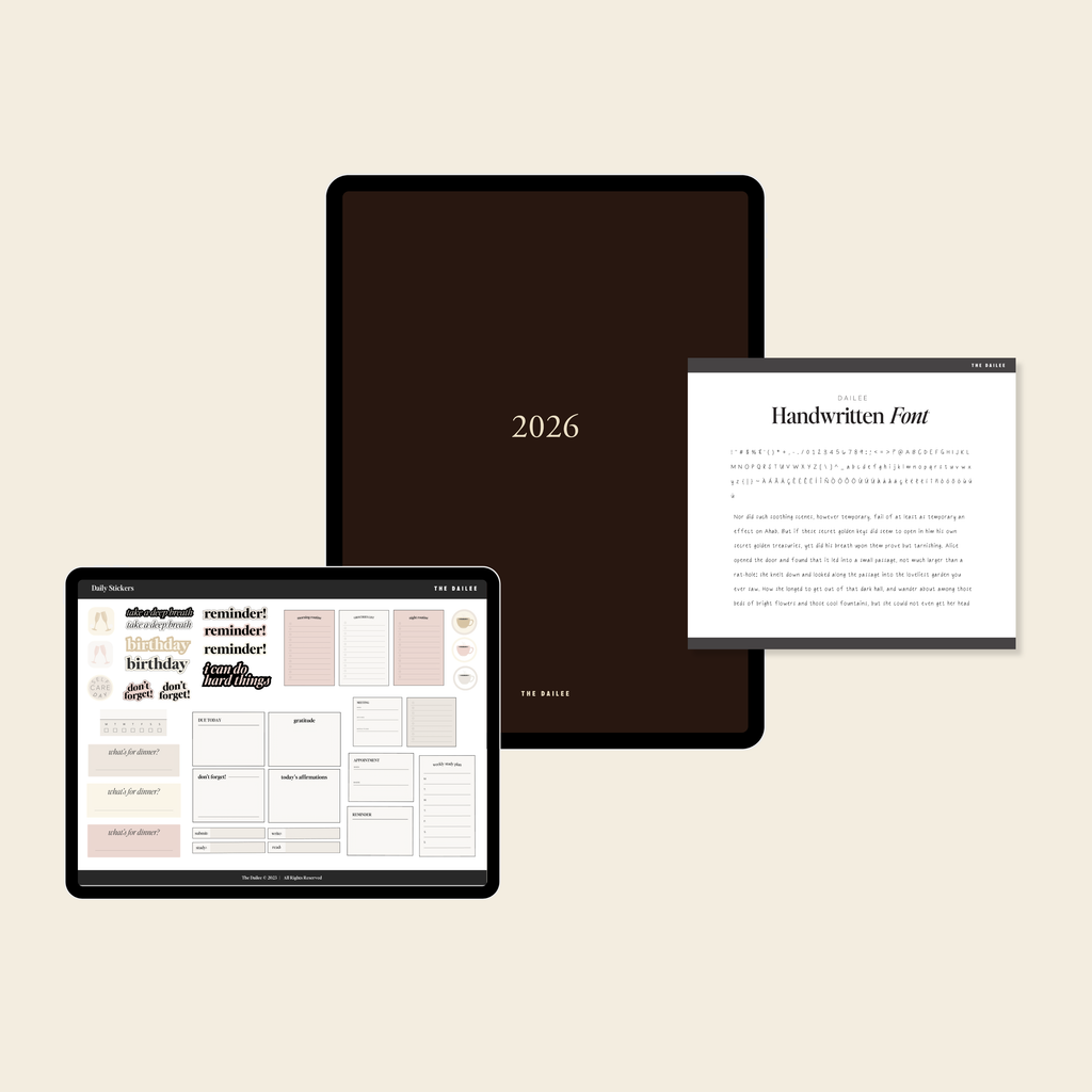 2026 Digital Corporate Planner Bundle – The Dailee