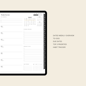 2023 iPad Daily Planner