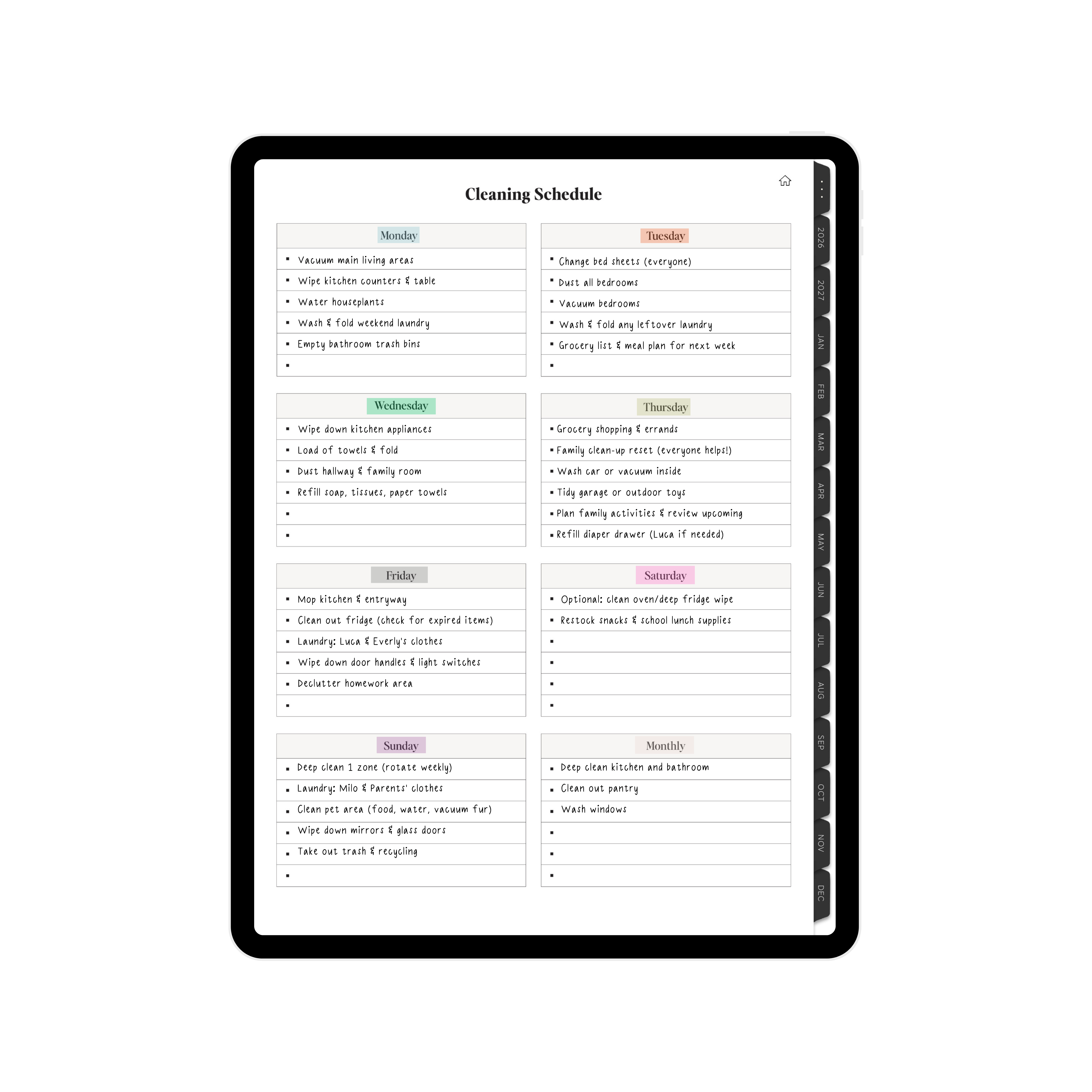 Digital Planner for Moms - Page 22