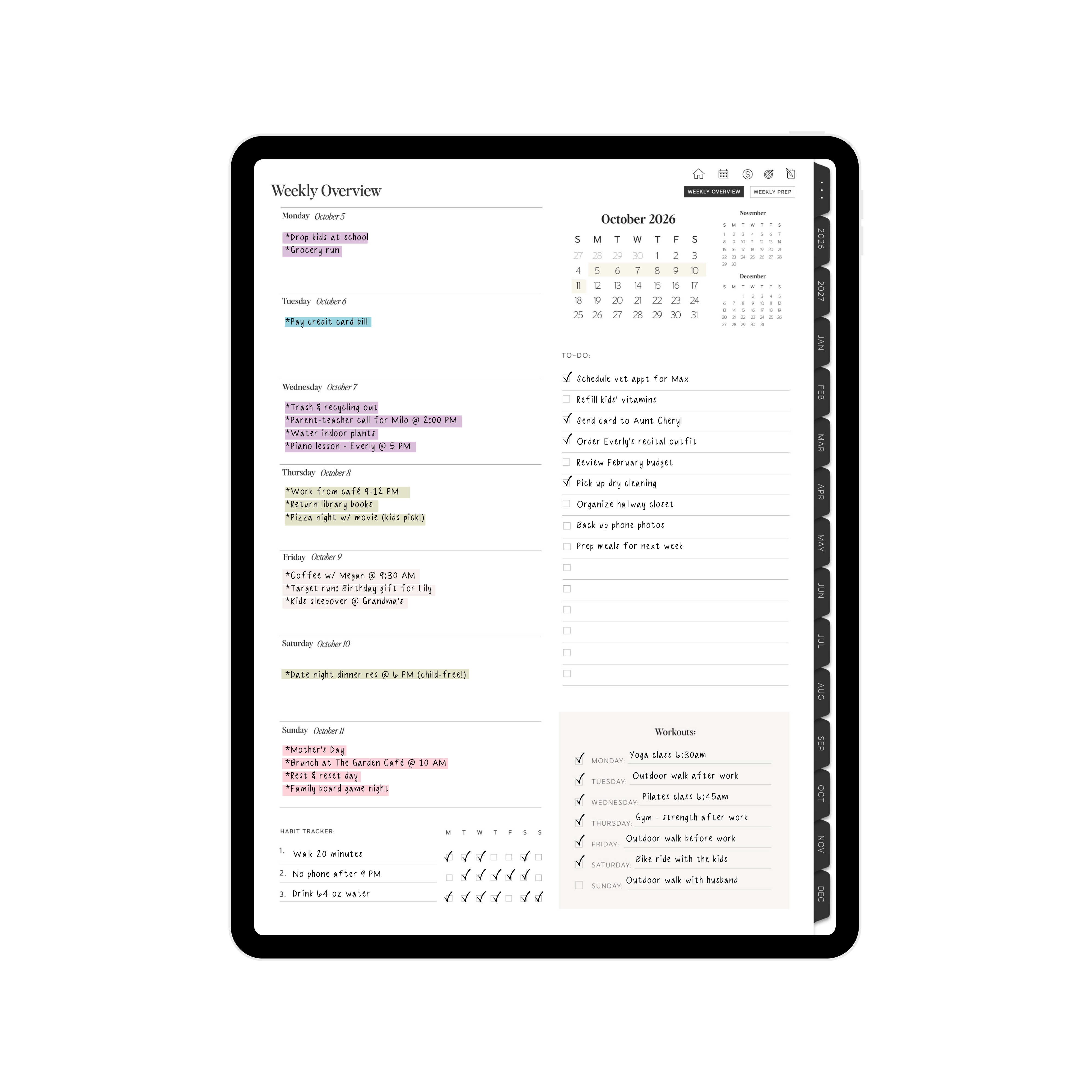 Digital Planner for Moms - Page 23