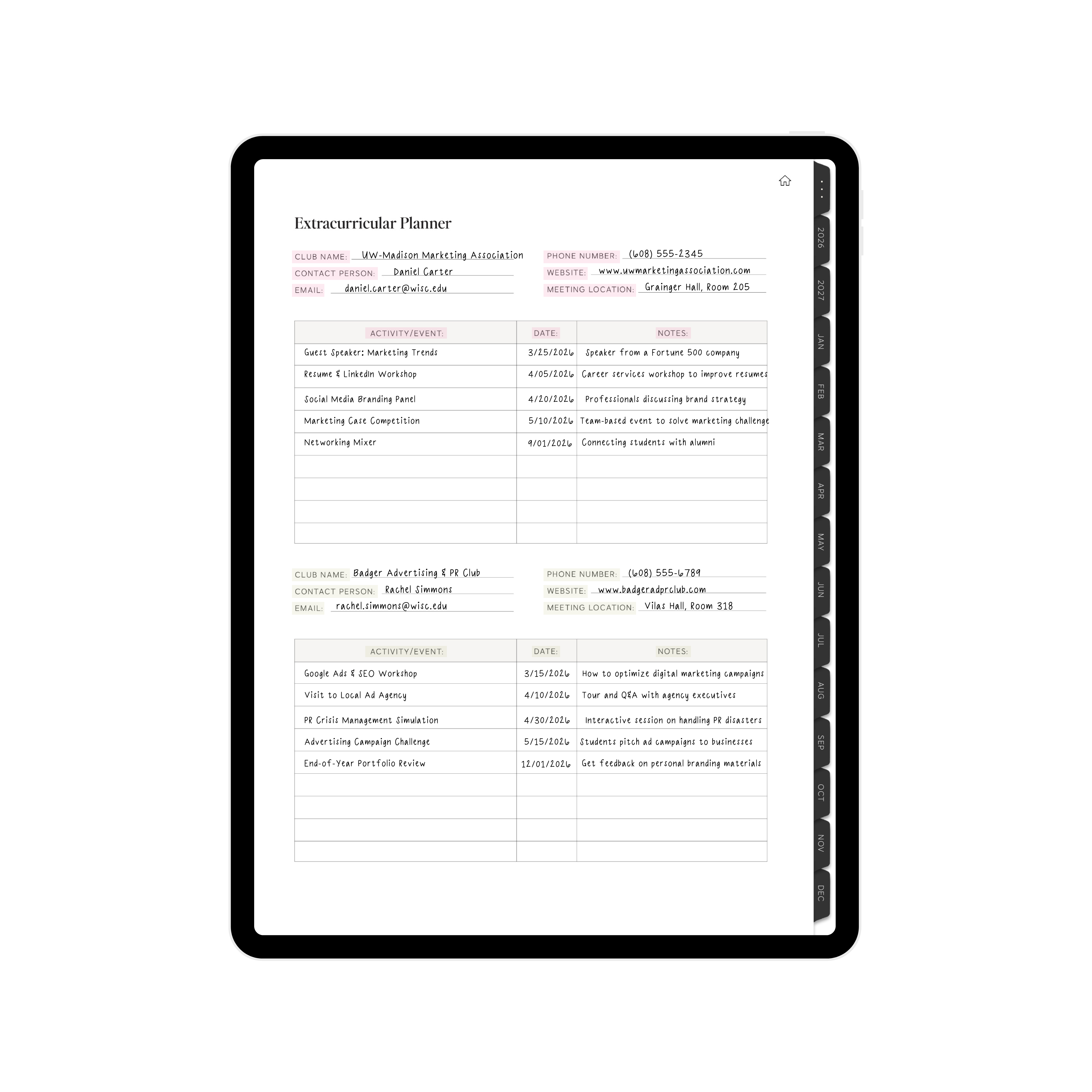 Digital Planner Preview 12