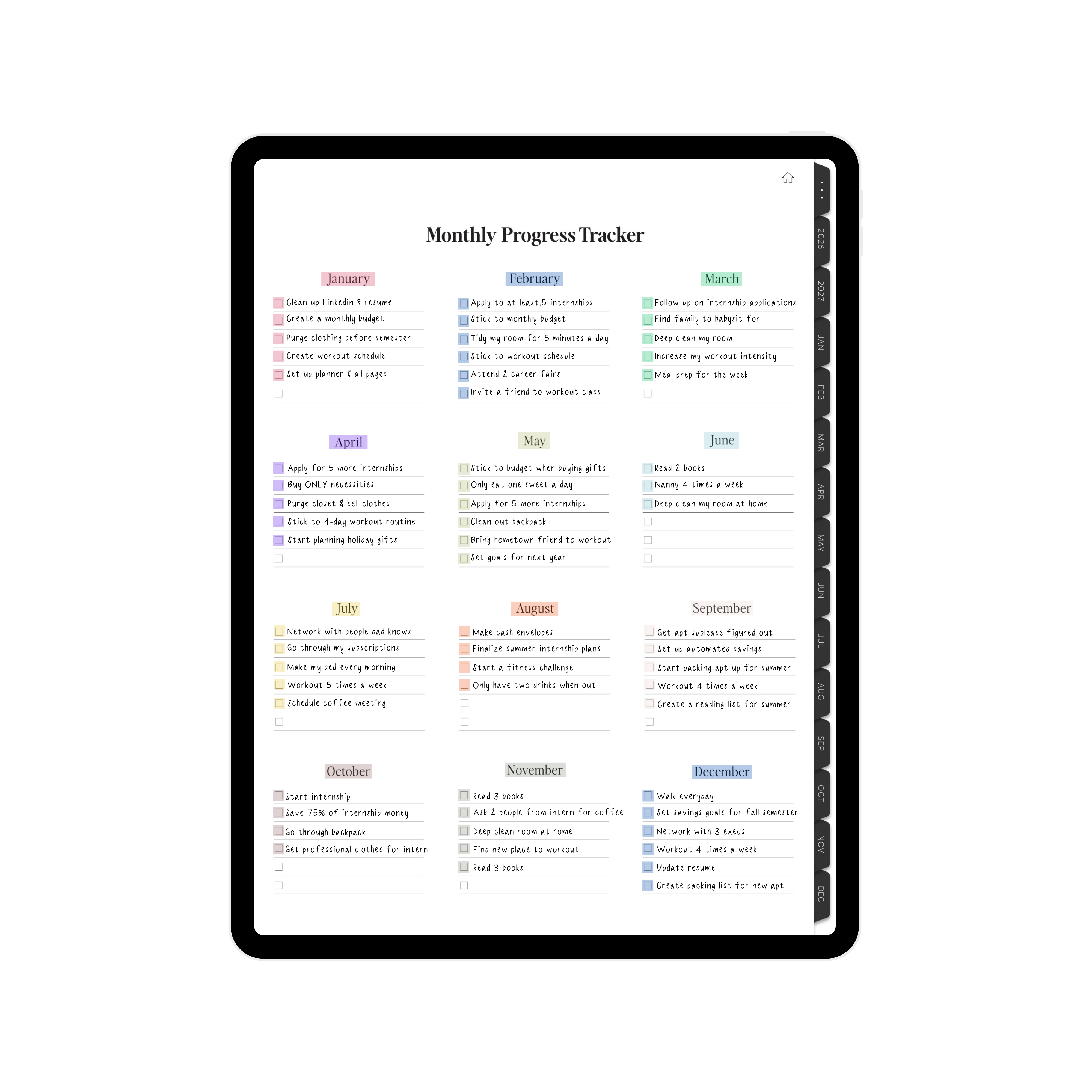 Digital Planner Preview 14