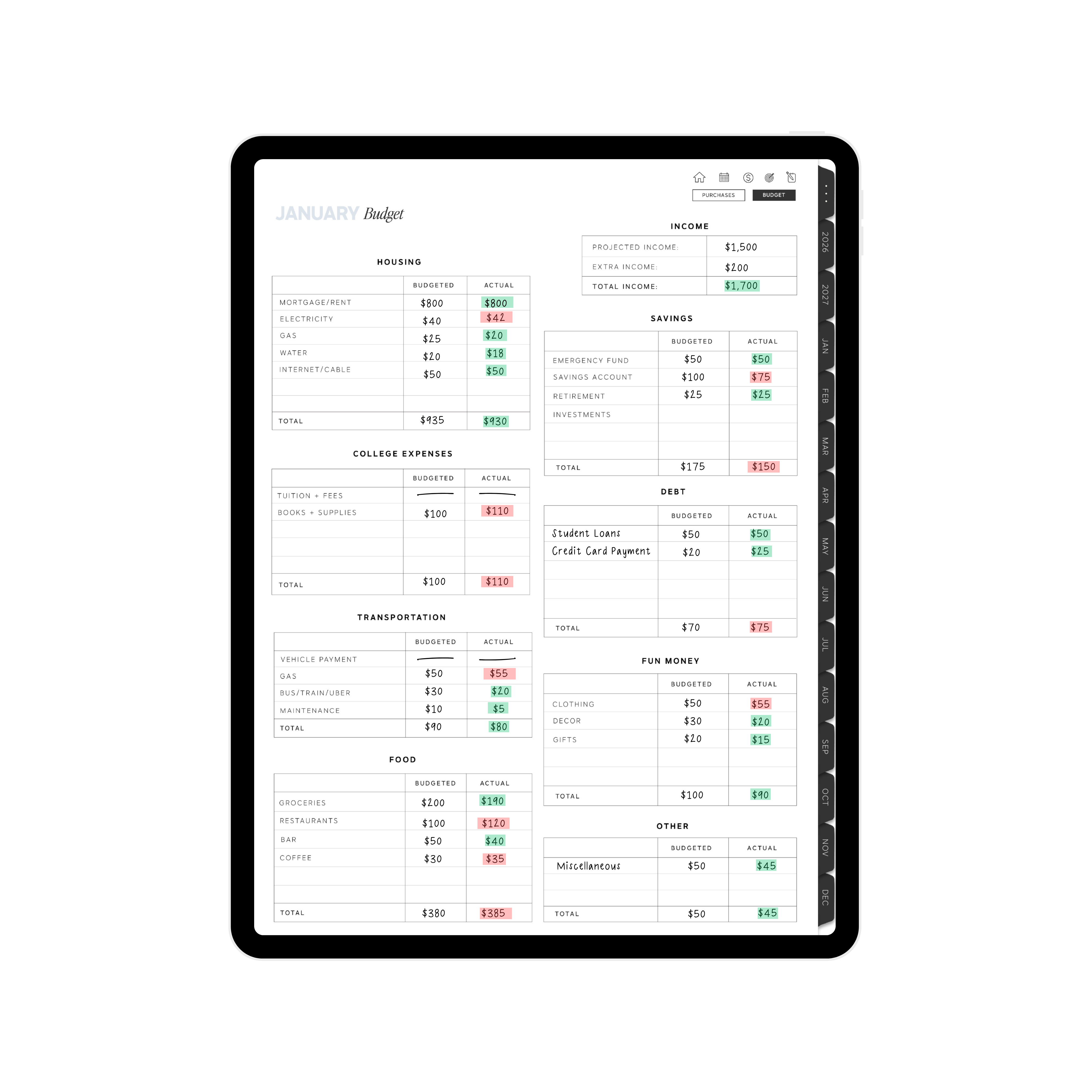 Digital Planner Preview 18