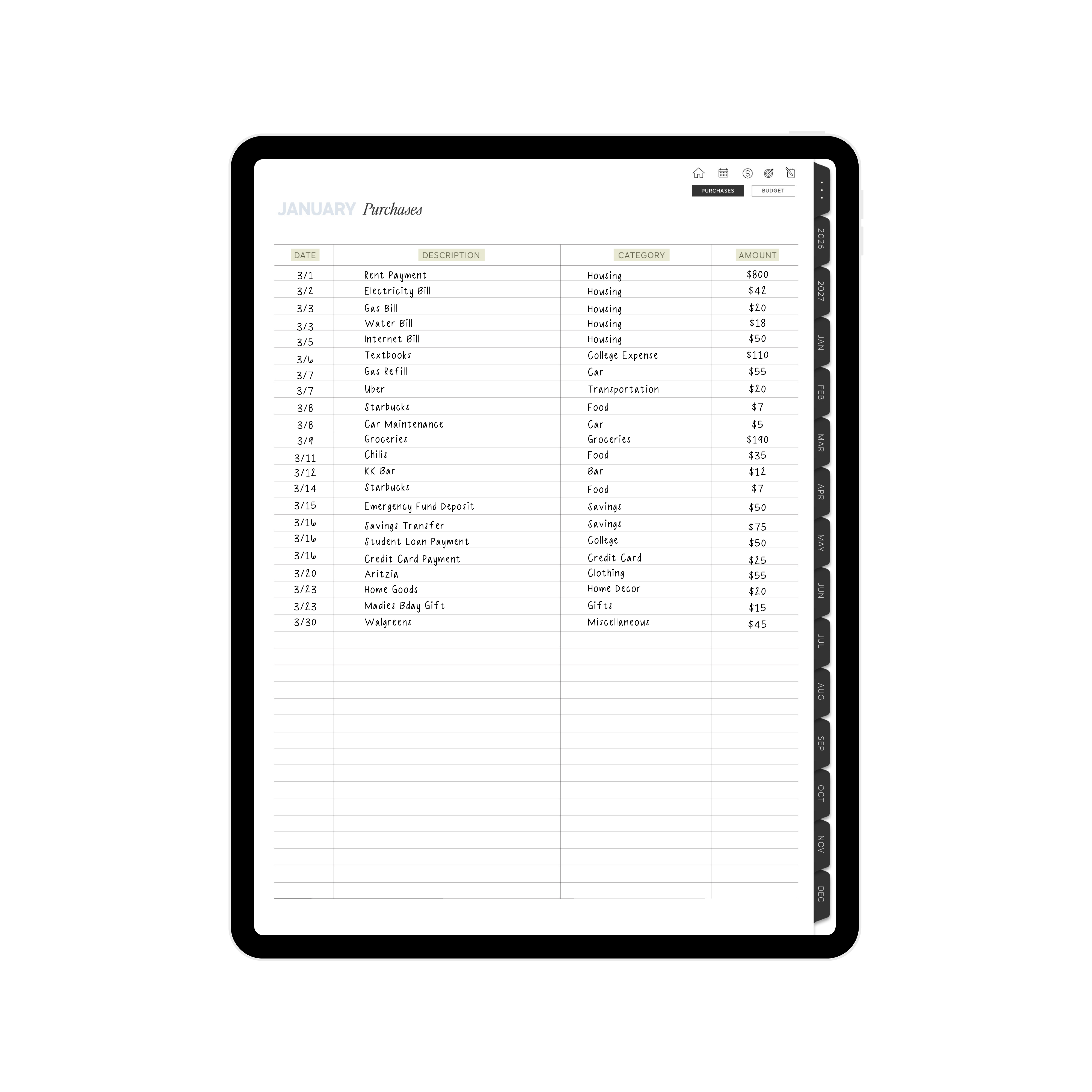 Digital Planner Preview 19