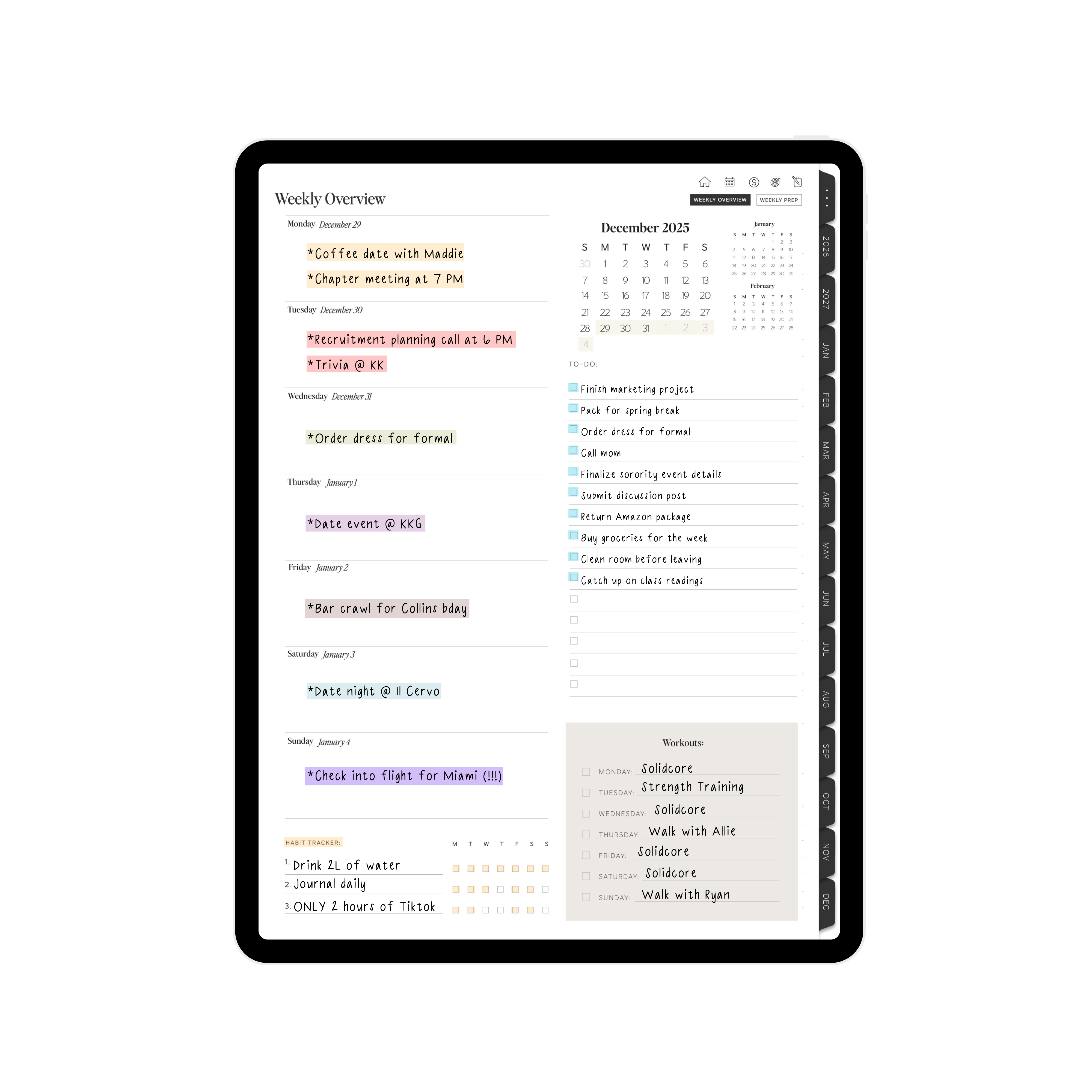 Digital Planner Preview 22