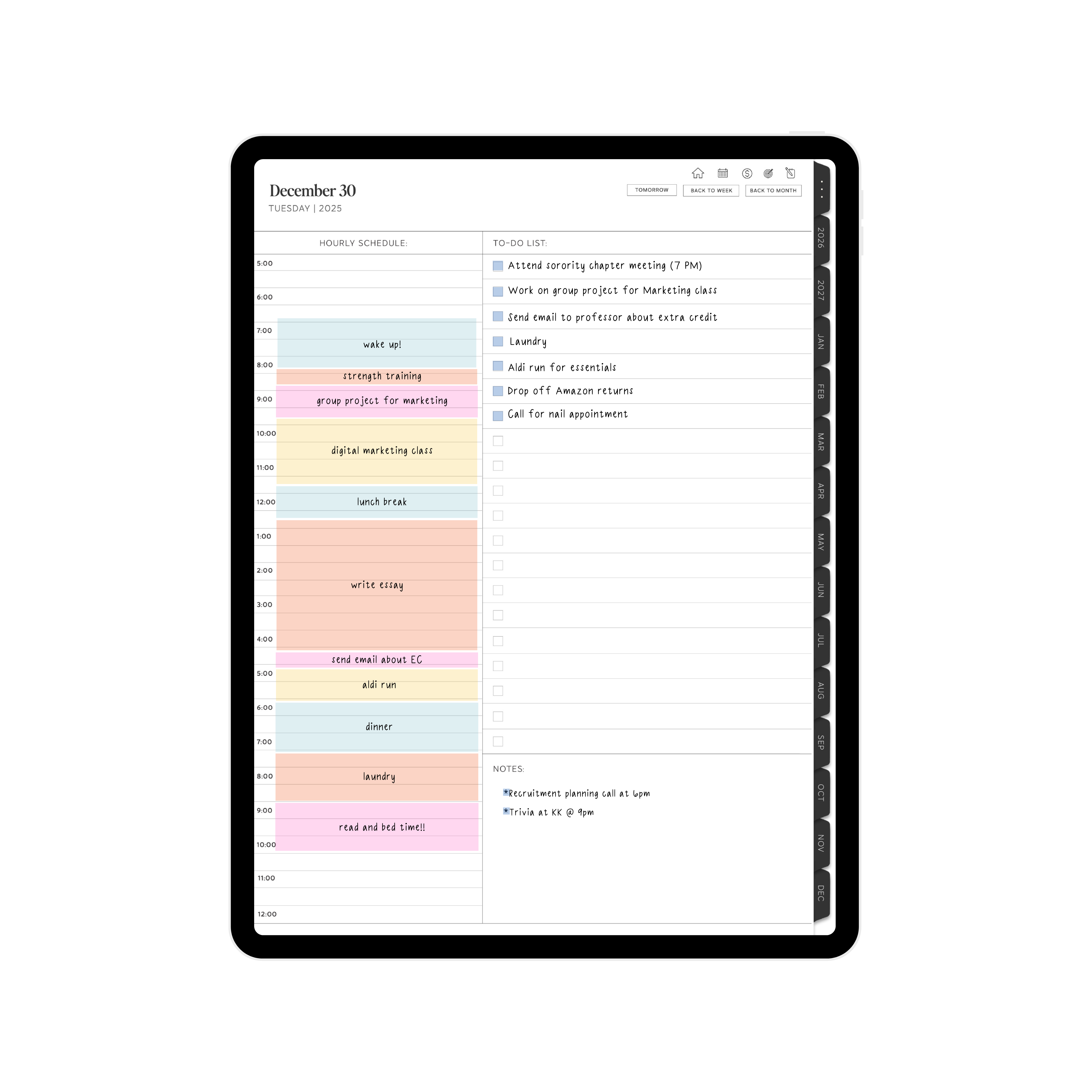 Digital Planner Preview 25
