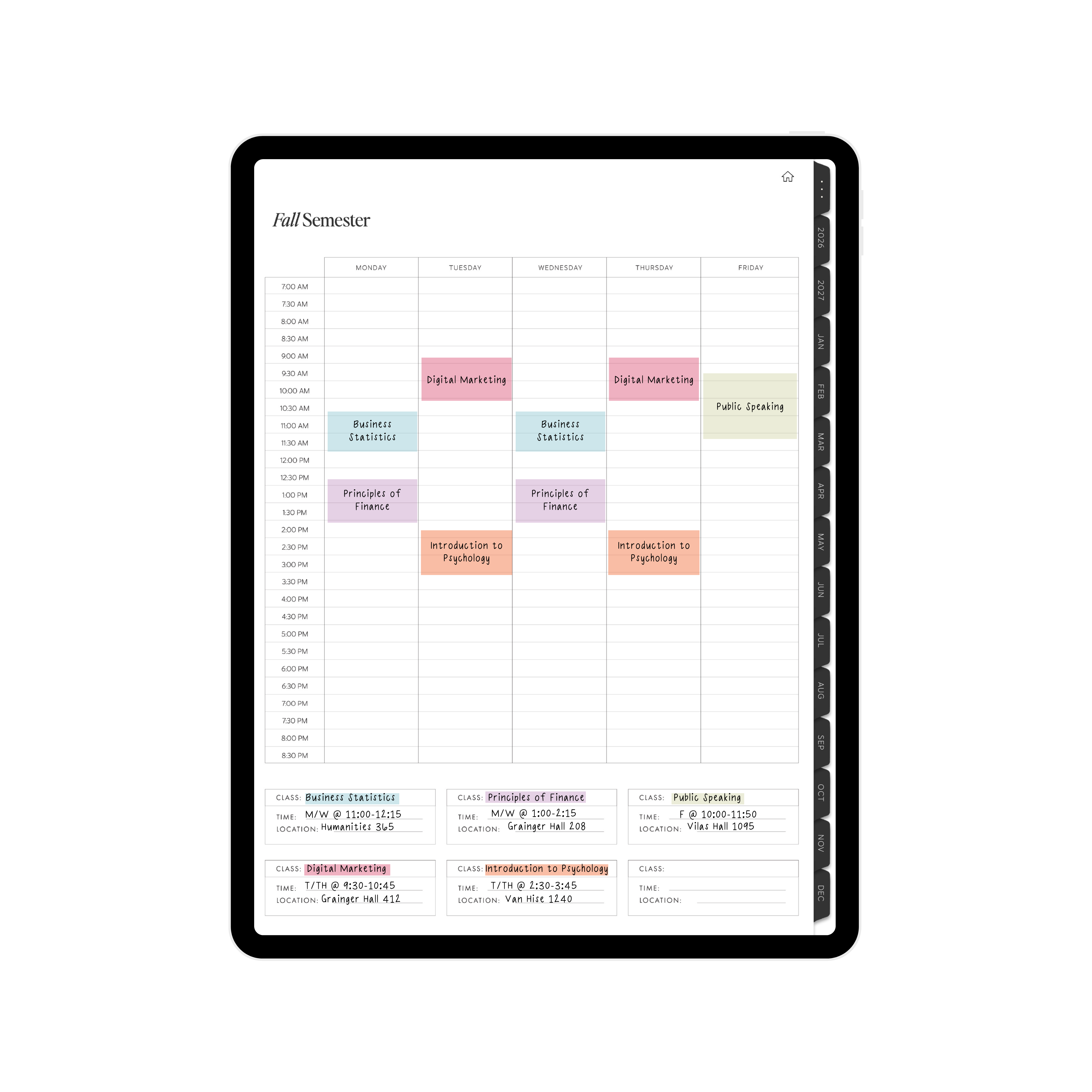 Digital Planner Preview 7