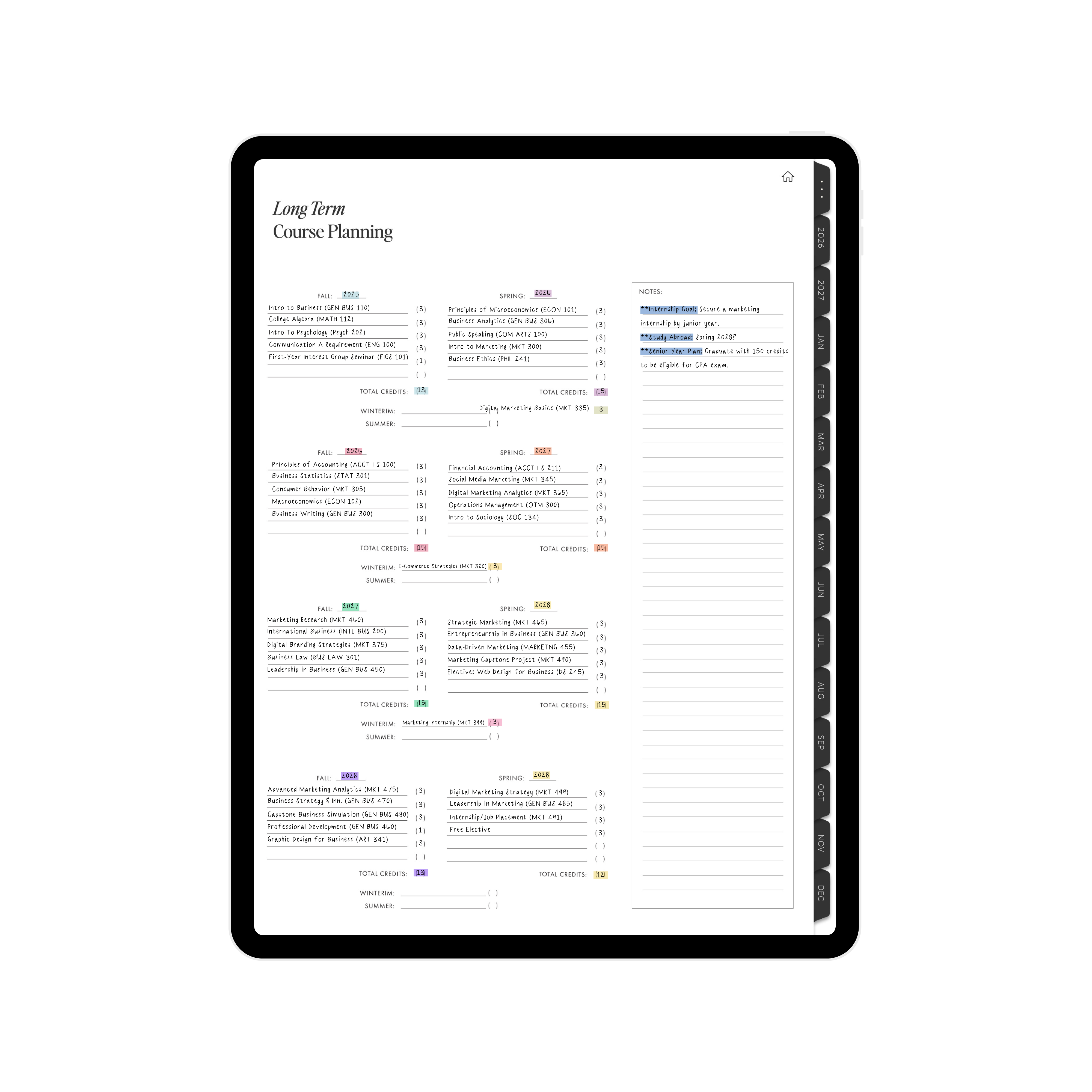Digital Planner Preview 9