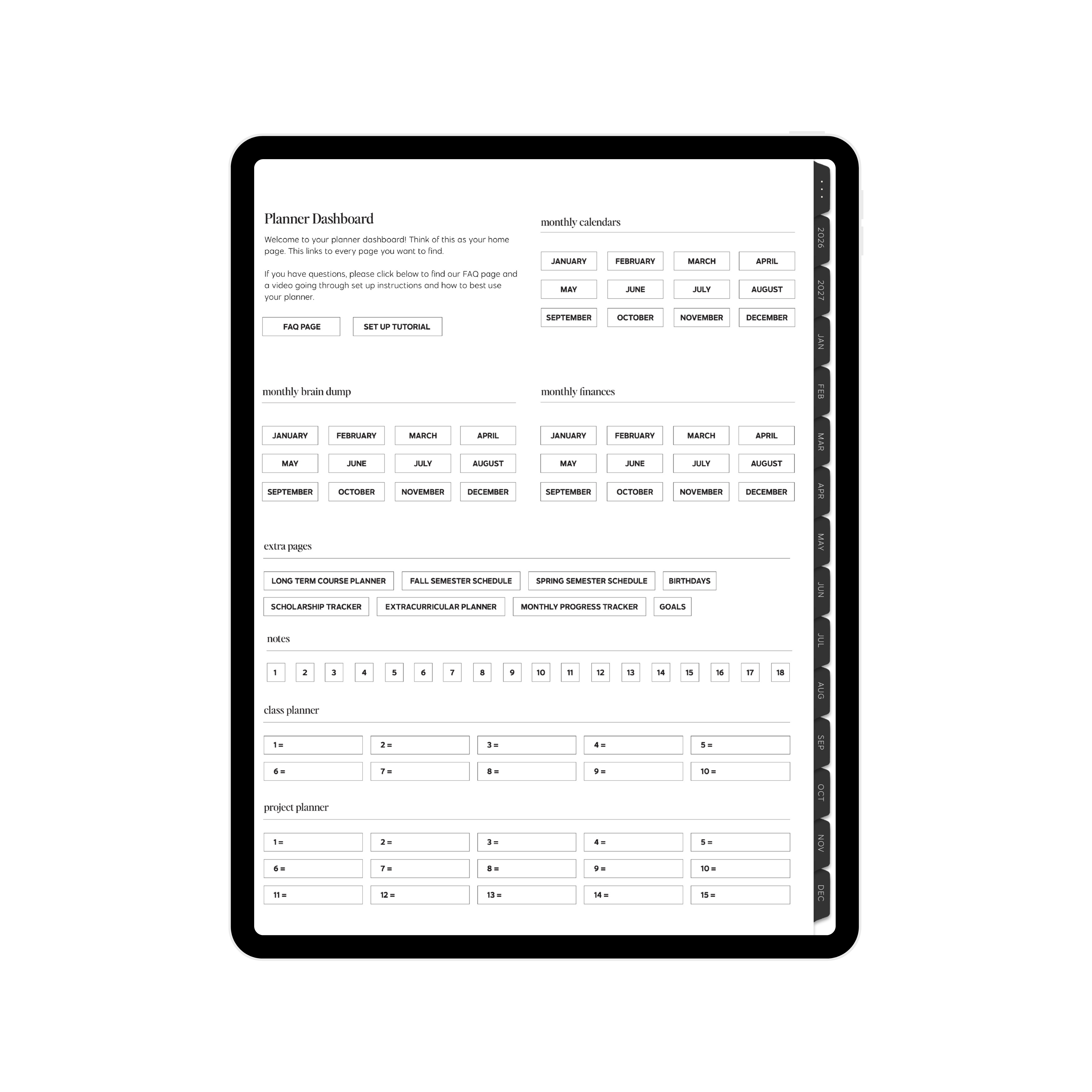 Digital Planner Preview 2