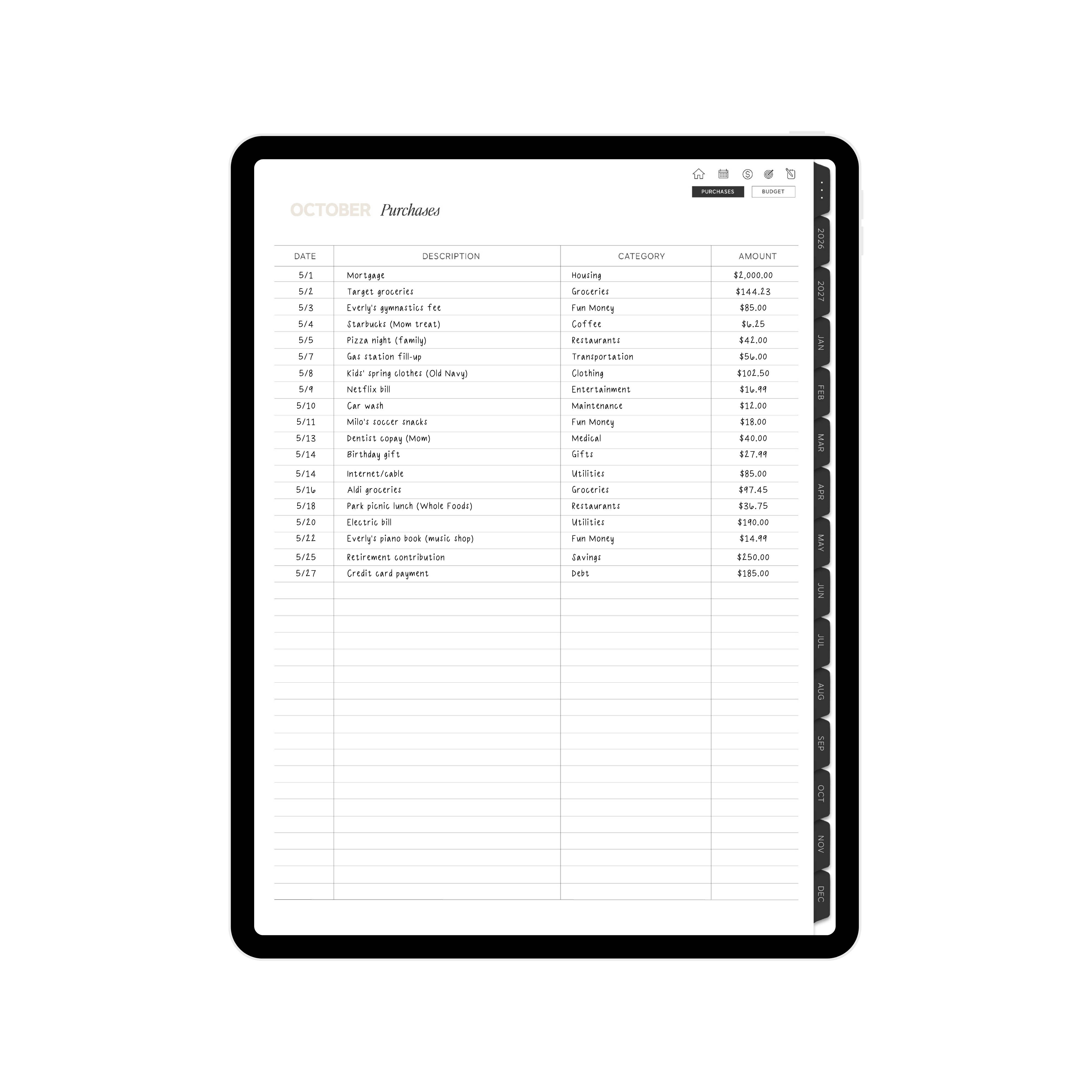 Digital Planner for Moms - Page 20