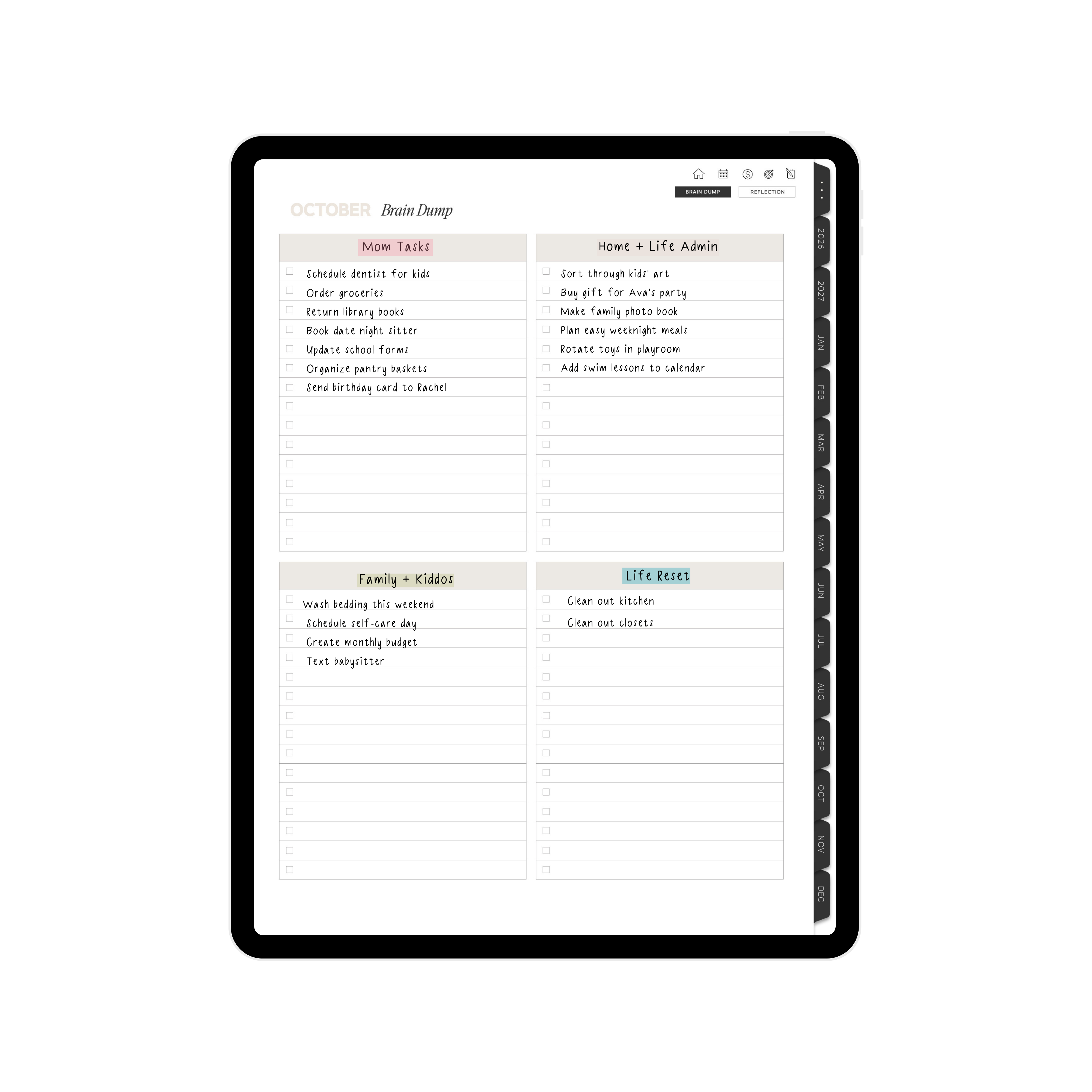 Digital Planner for Moms - Page 21