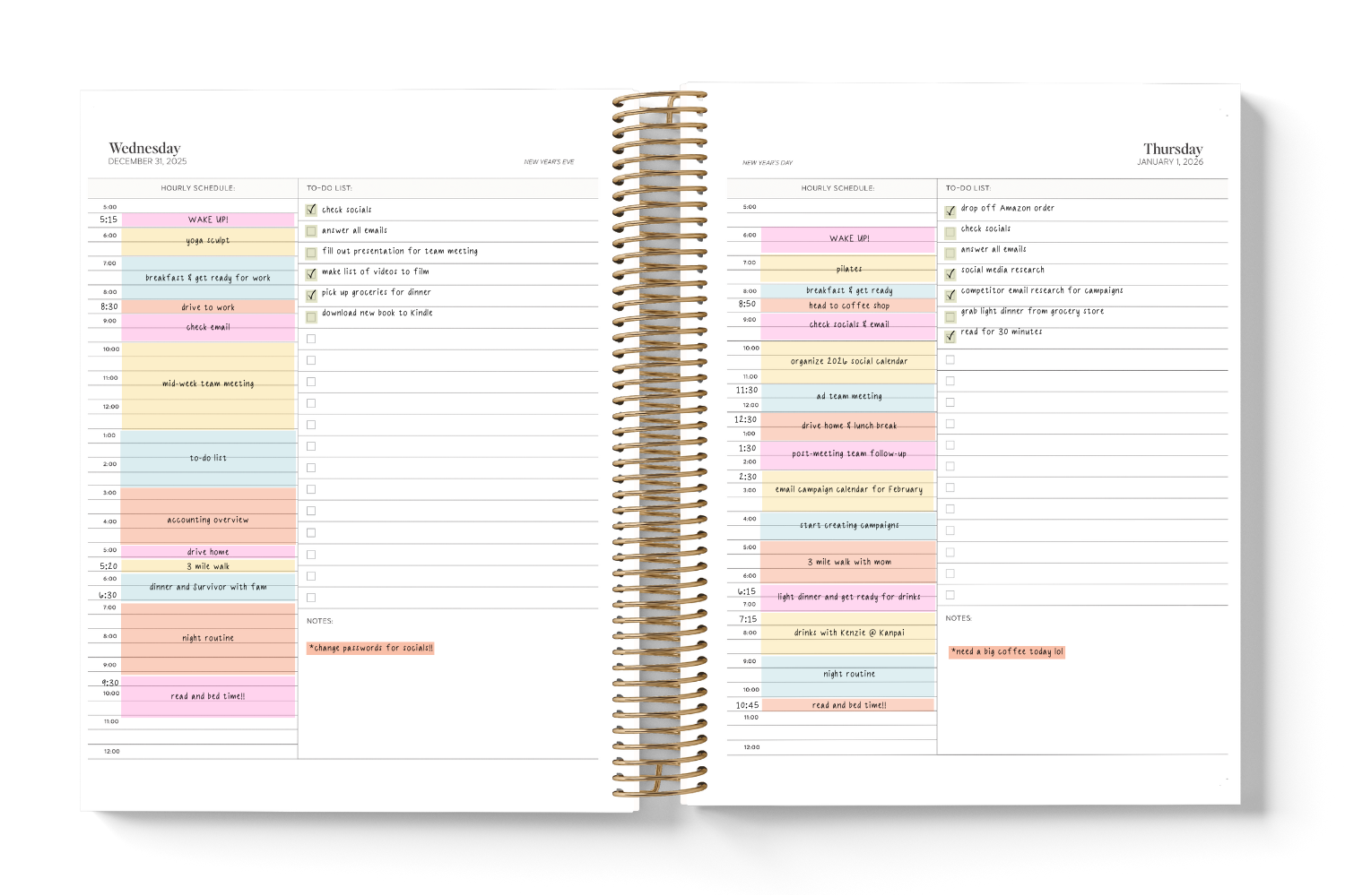 2026 Daily Planner – The Dailee