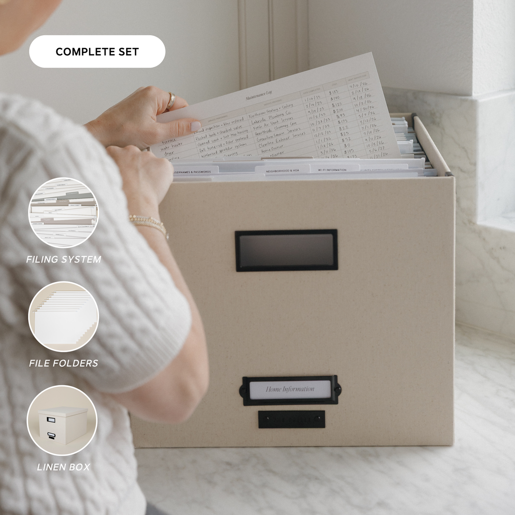 Complete Home Filing Set