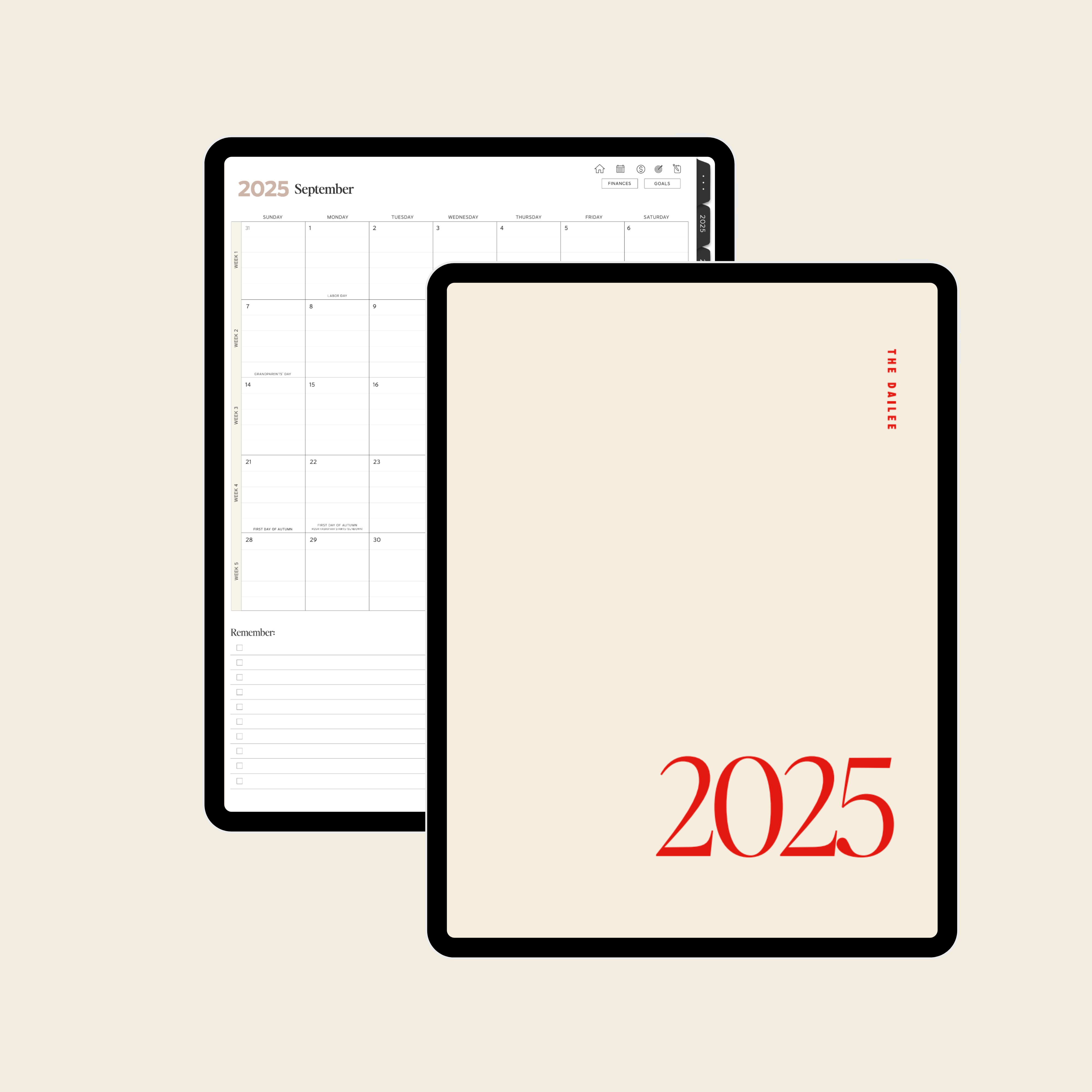 2025 iPad College Planner