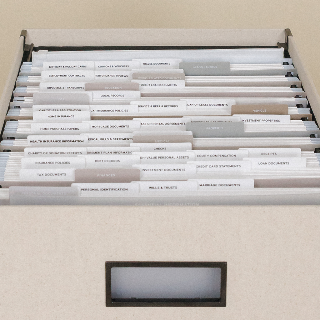 Weekly Filing System Essentials Filing System – The Dailee